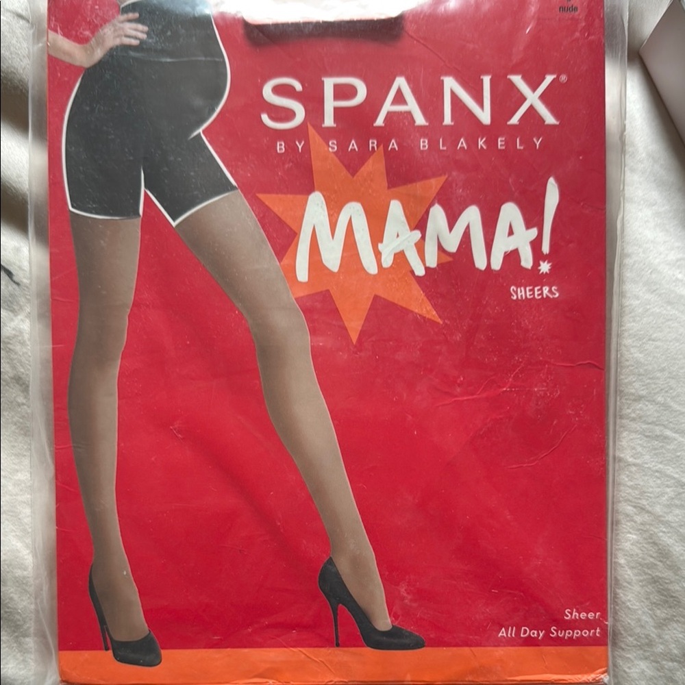 SPANX Mama Sheers in Nude - Maternity Hosiery size B New in Box